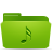  folder green music 