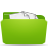  folder green stuffed 