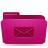  папку розовый письма 