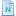  атрибут синий документ N значок 