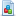 block blue document icon 