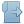  blue export folder icon 