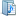  blue document folder music open playlist icon 