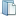  blue document folder open icon 