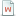  attribute document w icon 