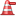  cone minus traffic icon 
