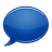  blue speech bubble 48 