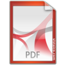  Adobe файл PDF значок 