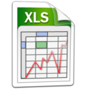  Excel Microsoft XLS значок 