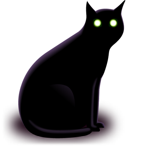 http://iconizer.net/files/Halloween_Linux/orig/Black_Cat.png