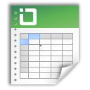  document excel file icon 