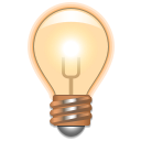  idea lamp light icon 