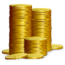  cash coins money icon 