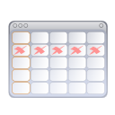  calendar evolution icon 