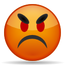  angry face icon 
