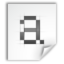  bitmap font icon 