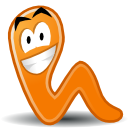  animal worm icon 
