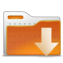  arrow down download folder icon 