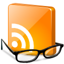  feed glasses news reader rss icon 