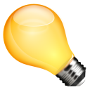  idea light bulb tip icon 