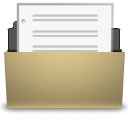  document manilla open icon 
