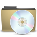  компакт-диск папку Манила значок 