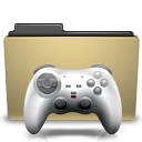  folder games manilla icon 