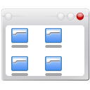  file system folder window icon 
