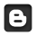  Blogger логотип квадрат 