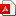  acrobat doc file pdf red white page icon 