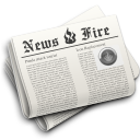  news newspaper hot fire icon 