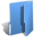  folder blue 