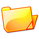  folder open yellow icon 