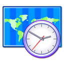  clock time zone world icon 