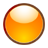  led light emitting diode orange icon 