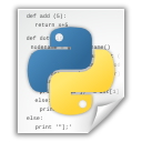  приложение файл Python значок 