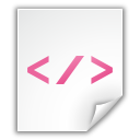  application code html xml icon 