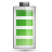  battery discharging full icon 