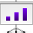  bars chart keynote powerpoint presentation icon 