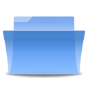  blue folder icon 