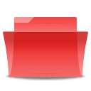  folder red icon 