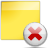  delete document delete knotes icon 