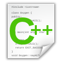  c++src text x icon 