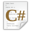  c code document file sharp icon 