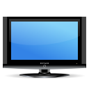 плоский экран HDTV LCD телевизор телевизор значок 