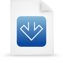  blue document file g11554 paper icon 
