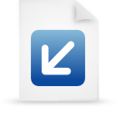  blue document file g12874 paper icon 