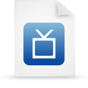  blue document file g12896 paper icon 