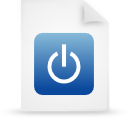  blue document file g12932 paper icon 
