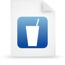  blue document file g13353 paper icon 